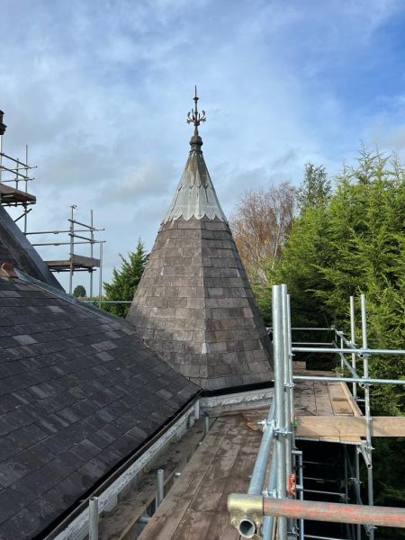 Specialist Lead work on this Turrett in Leicester : Swipe To View More Images